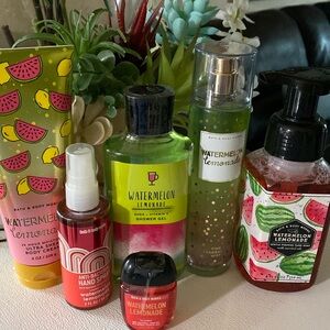Bath and body Works watermelon lemonade gift set combo